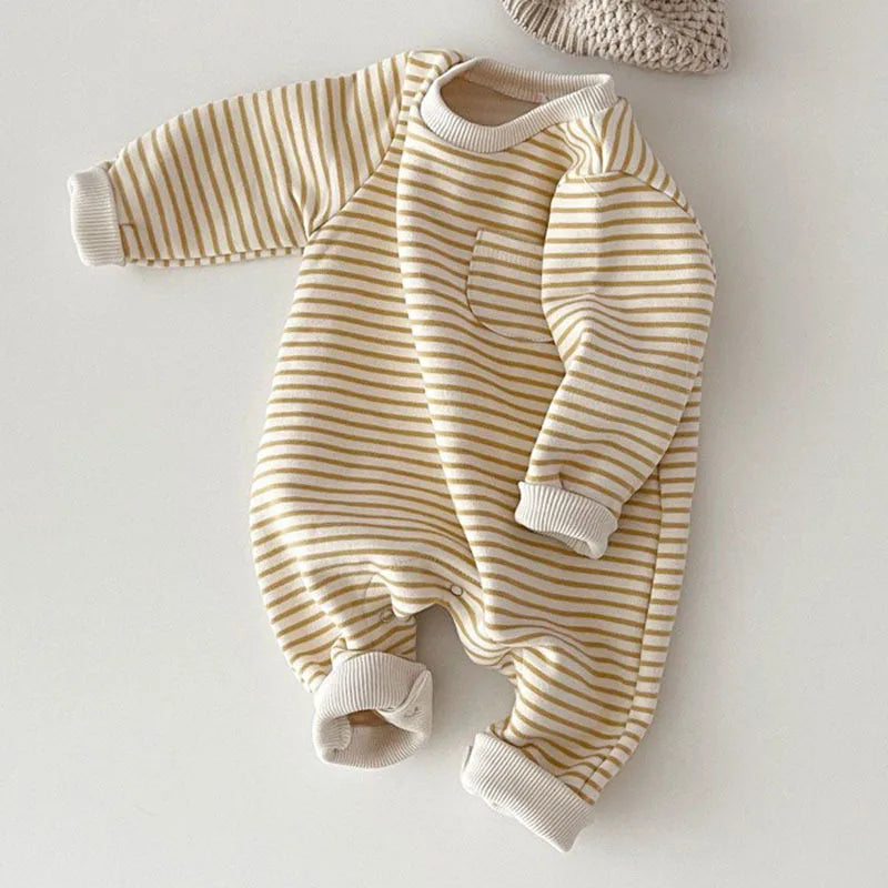 Baby Gestreepte Romper – Casual Katoenen Jumpsuit