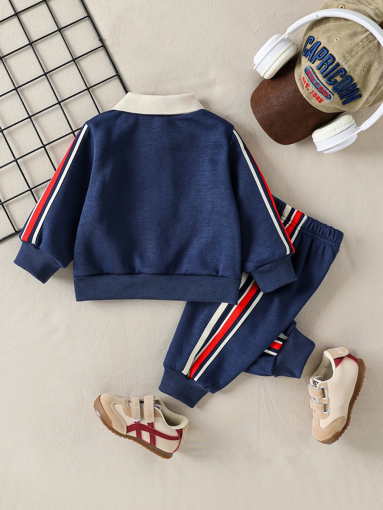 2-Delige Baby Jongens Sportset – Sweatshirt & Broek