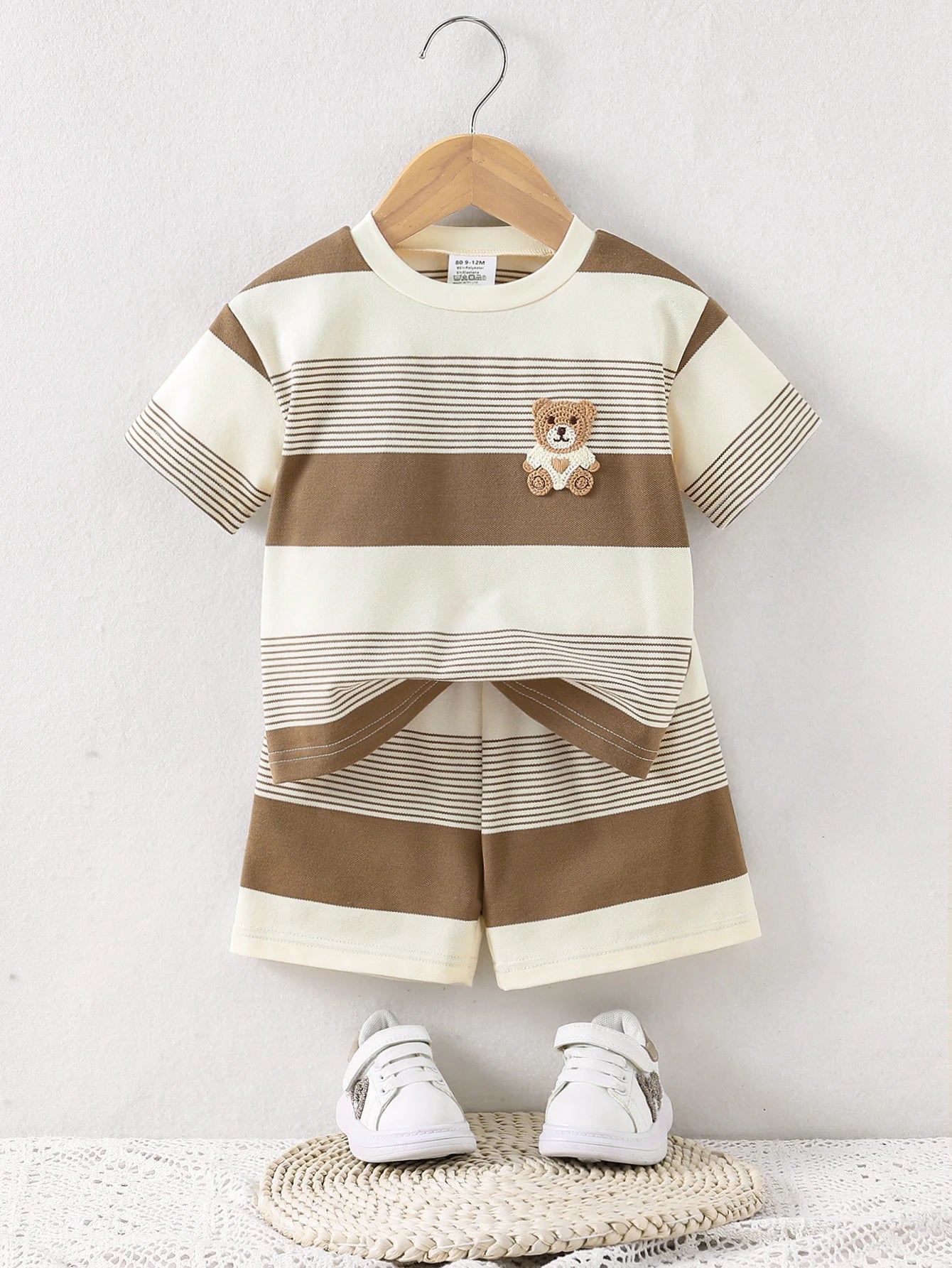 2-Delige Baby Zomer Set – Ademend T-Shirt & Shorts