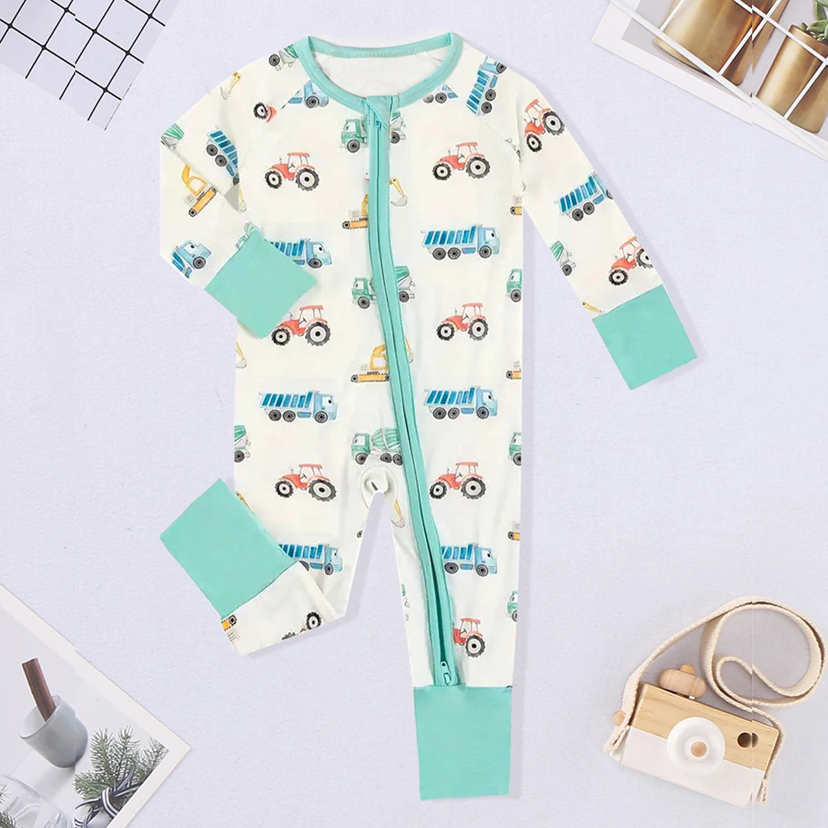 Winter Romper – Berenprint & Lange Mouw