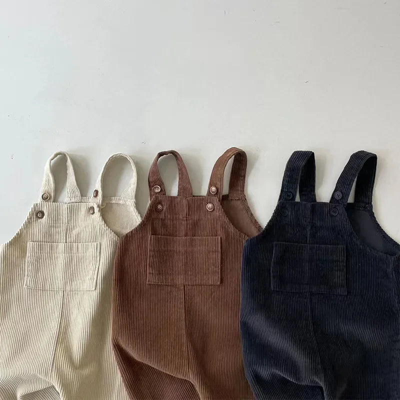 Corduroy Tuinbroek Romper – Alle Seizoenen