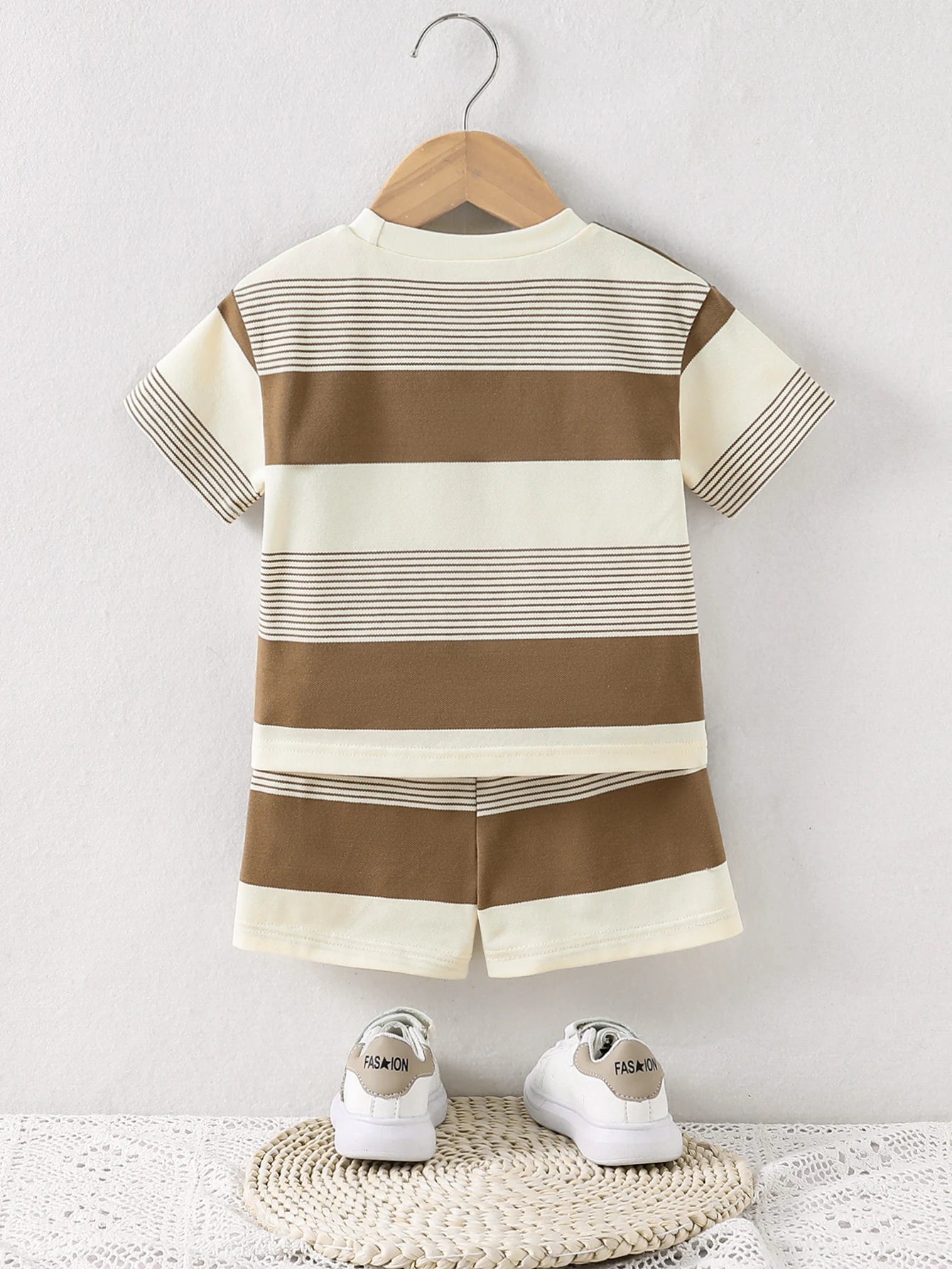 2-Delige Baby Zomer Set – Ademend T-Shirt & Shorts