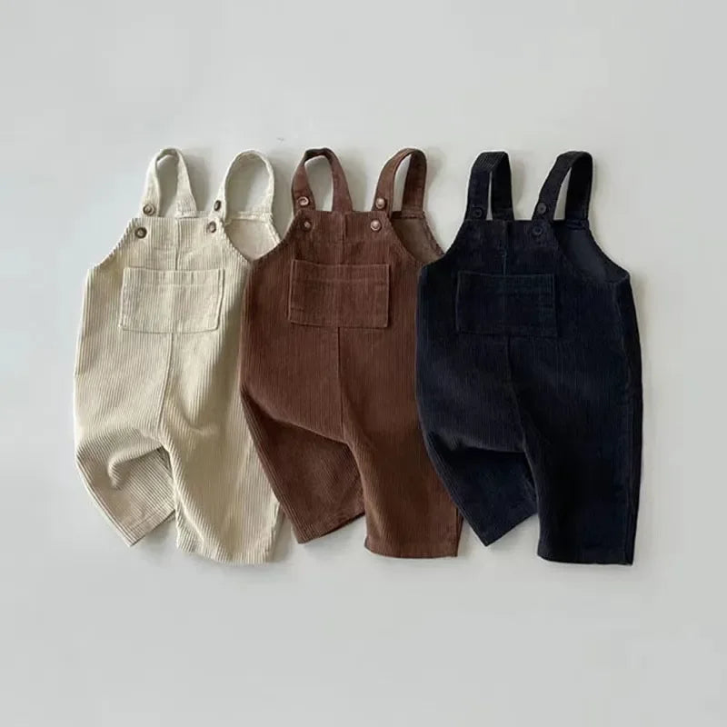 Corduroy Tuinbroek Romper – Alle Seizoenen