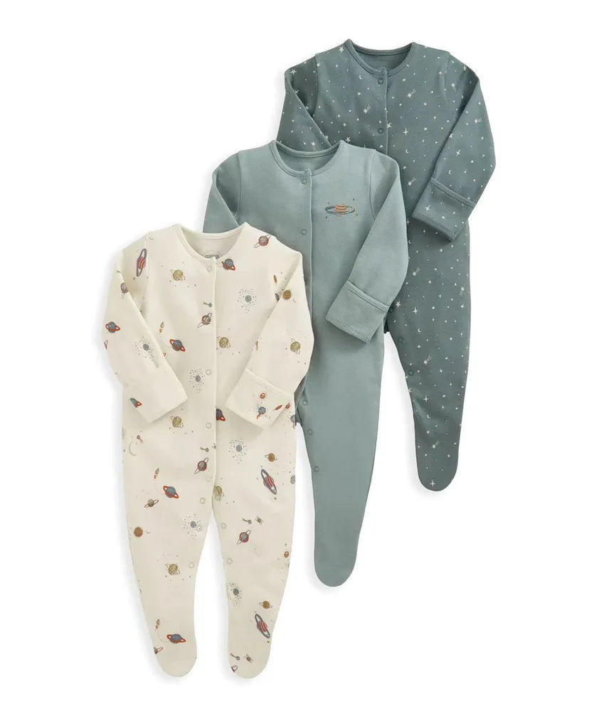 Baby Romper Set 3-pack – Cartoon Lange Mouw