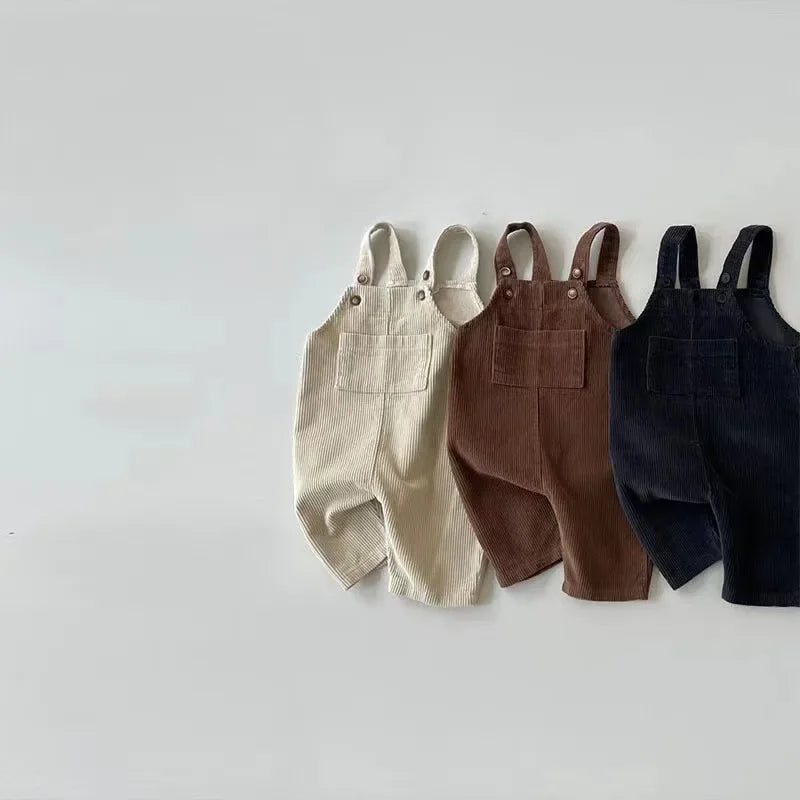 Corduroy Tuinbroek Romper – Alle Seizoenen