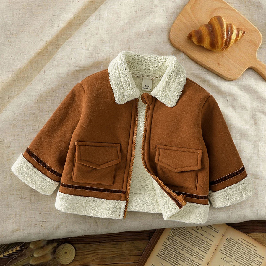 Baby Jongens Fleece Jas – Warm & Trendy met Rits
